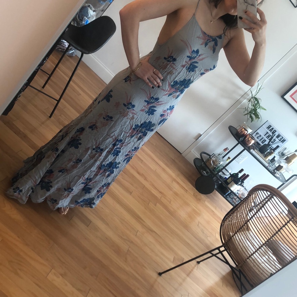 Free people maxi slip dress